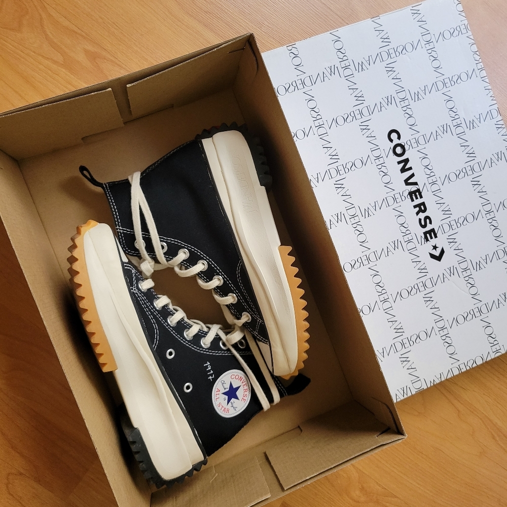 CONVERSE JW ANDERSON X RUN STAR HIKE HI BLACK 6W 4M